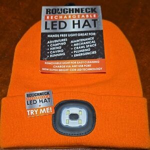 Source Unknown Orange LED Hat